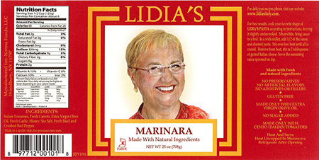 Nonna Foods Issues Allergy Alert on Undeclared Milk in Lidia’s Marinara Sauce